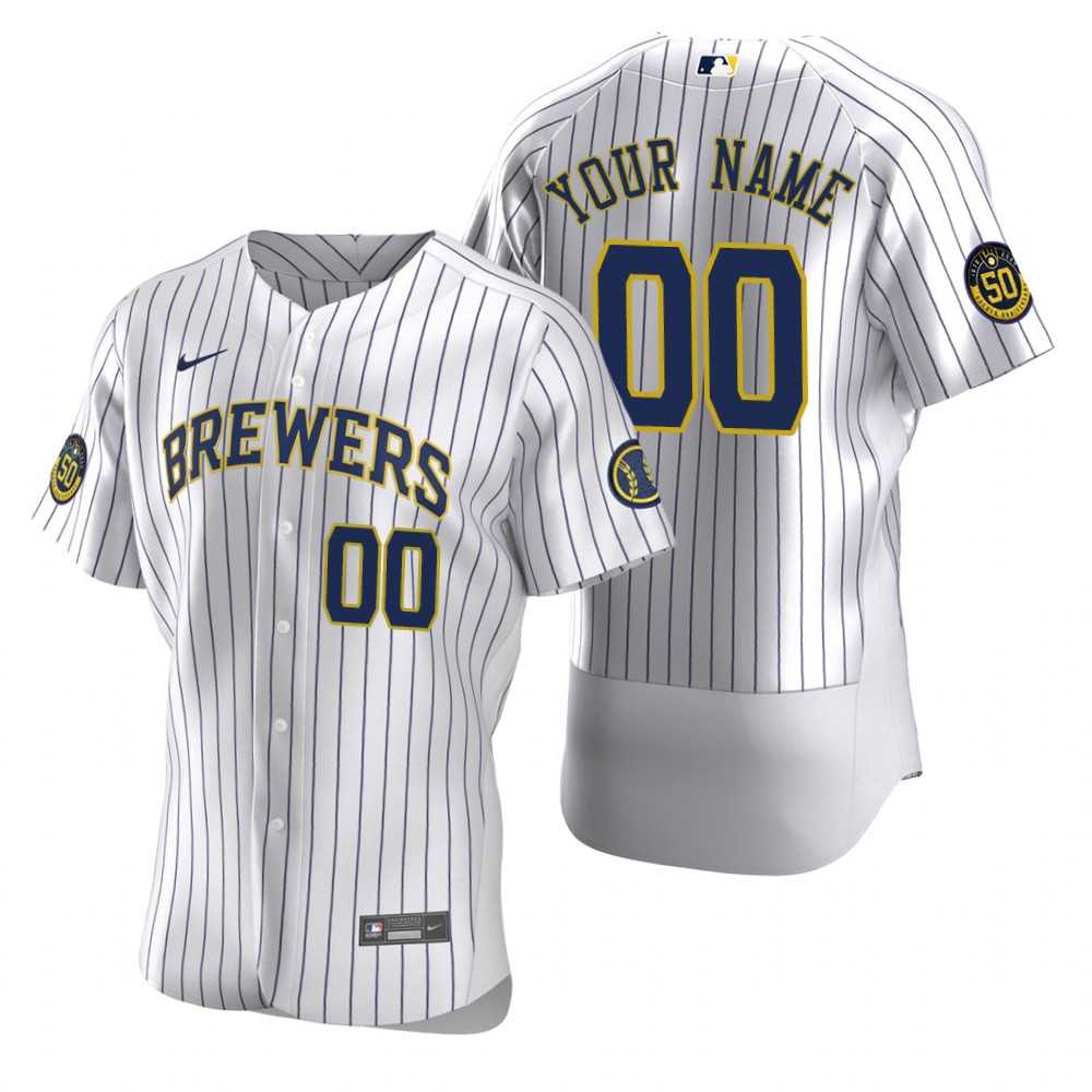 Milwaukee Brewers Customized Nike White Stitched MLB Flex Base 2020 Home Jersey,We sell and wholesale Milwaukee Brewers Customized Nike White Stitched MLB Flex Base 2020 Home Jersey on line form chian!